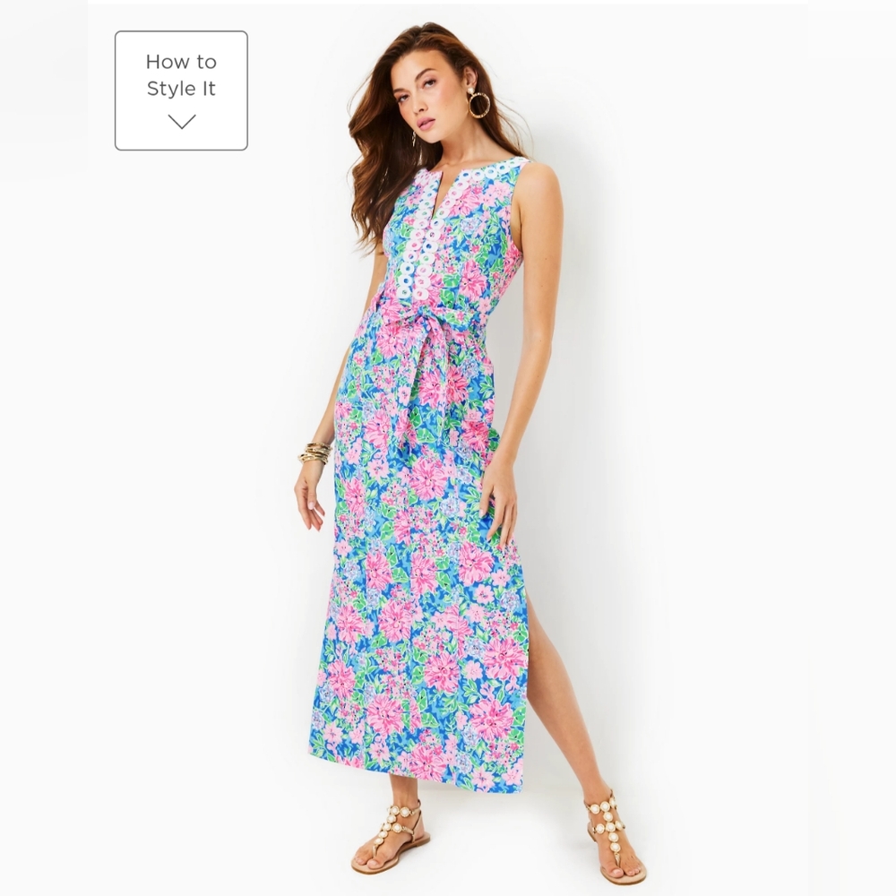 NWT Lilly Pullizer Cotton Gulianna Dress - 8